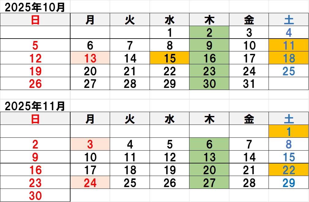 2025-10-11休診